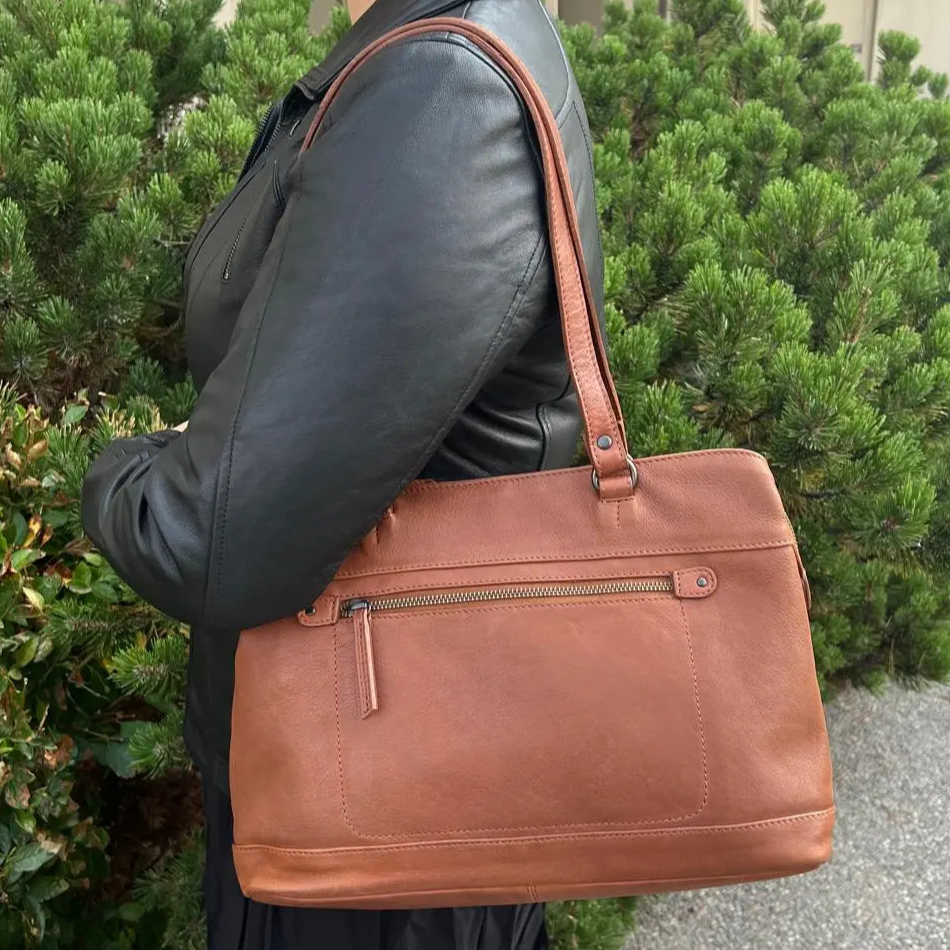 Sac en cuir classique MET avec double poignée