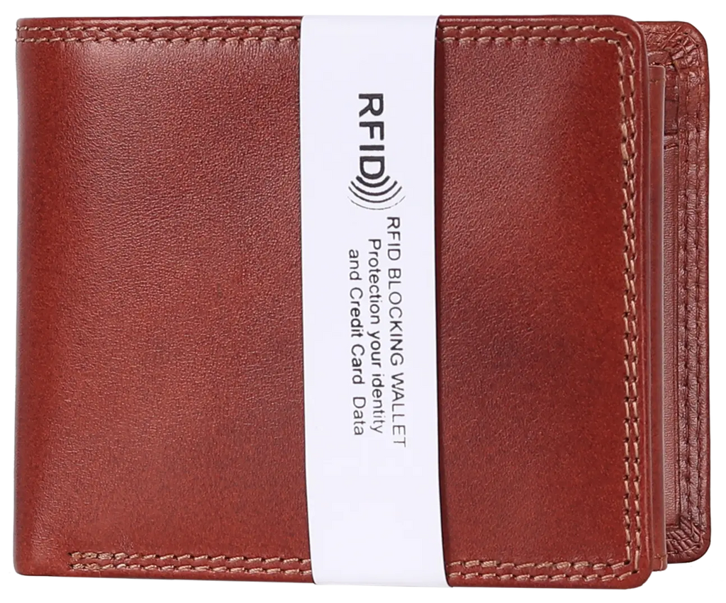 Portefeuille en cuir MET avec poche à monnaie