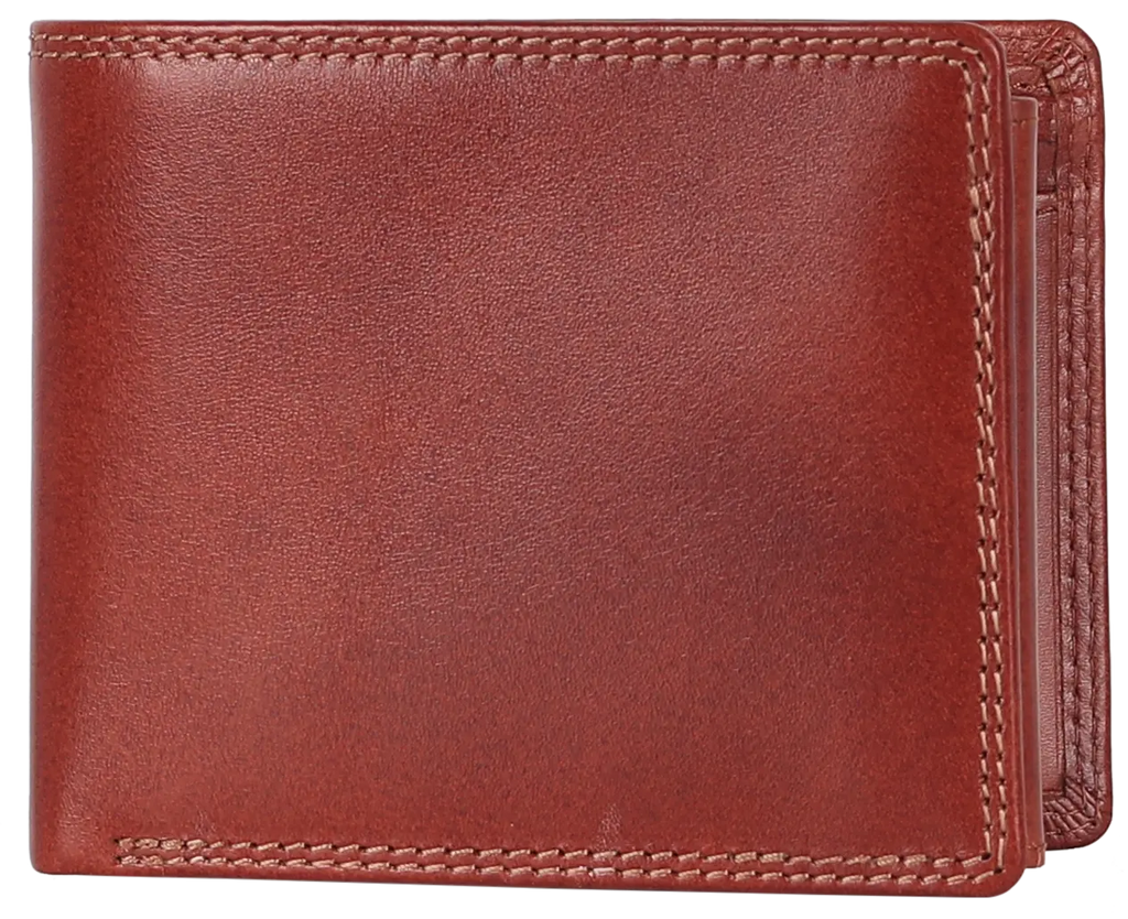 Portefeuille en cuir MET avec poche à monnaie