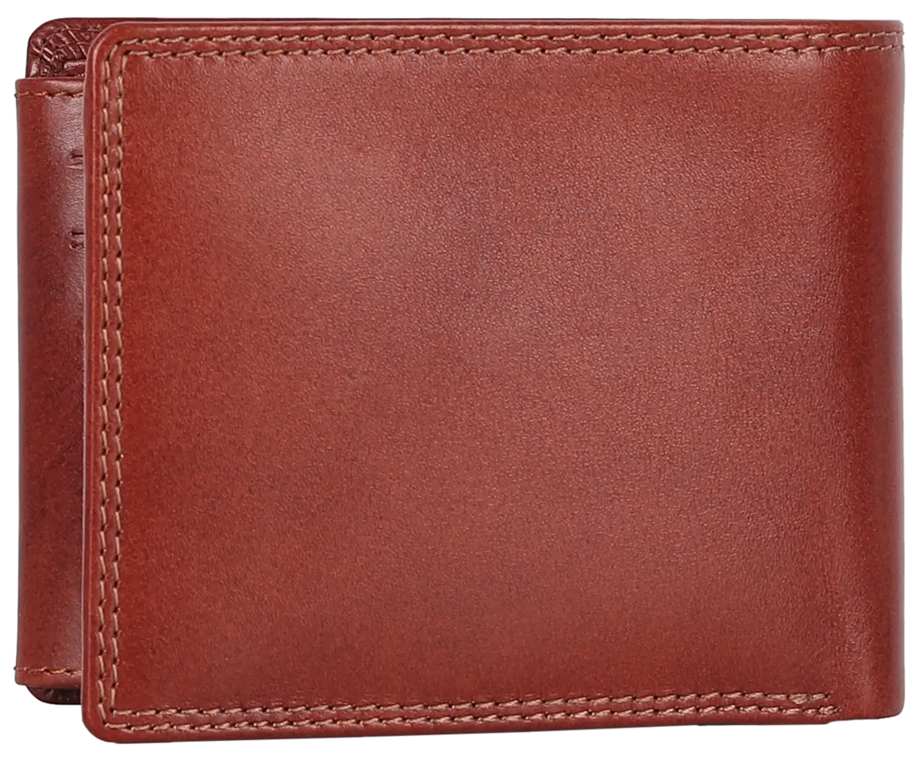 Portefeuille en cuir MET avec poche à monnaie