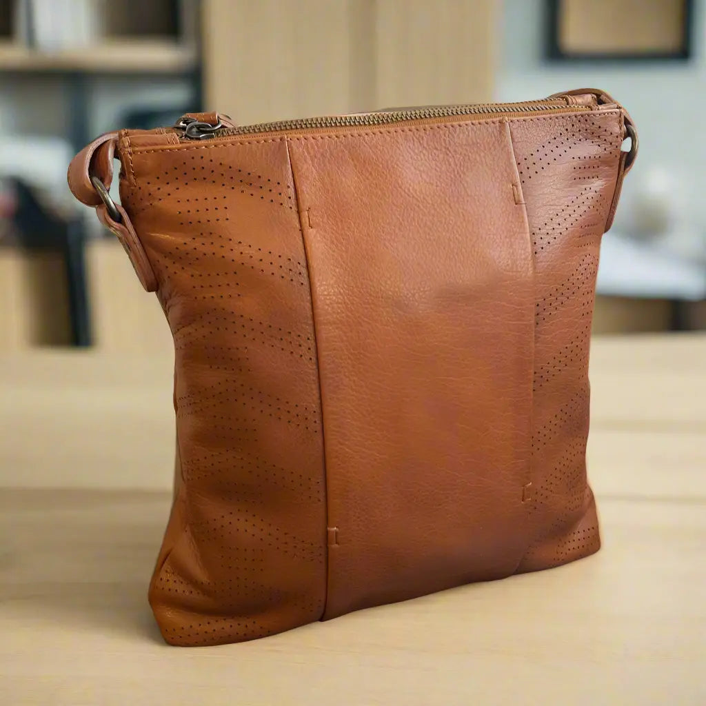 Sac à main bandoulière en cuir MET à trois compartiments