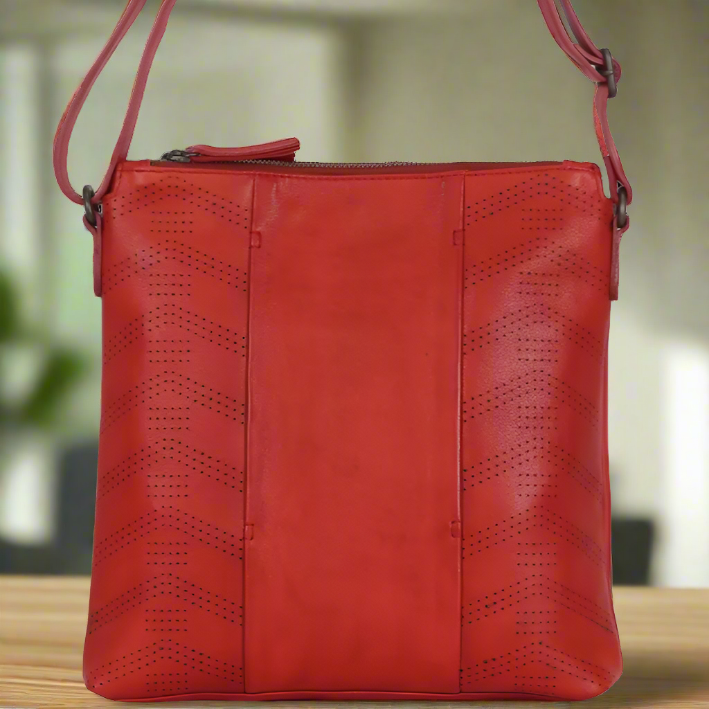 Sac à main bandoulière en cuir MET à trois compartiments