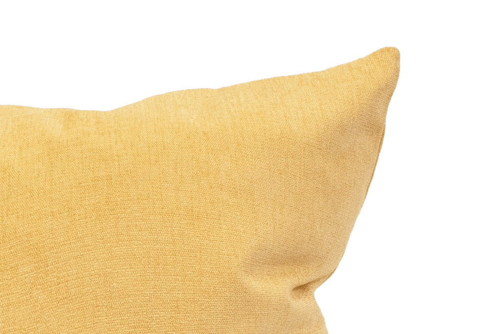 Housse de coussin en chenille de maïs
