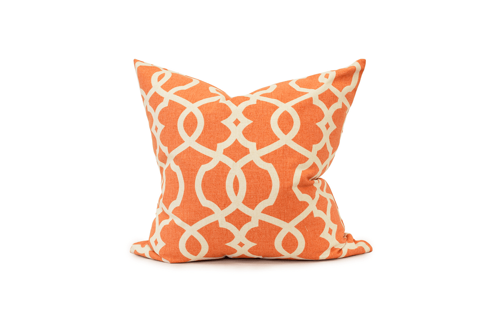 Housse de coussin à motif mandarine