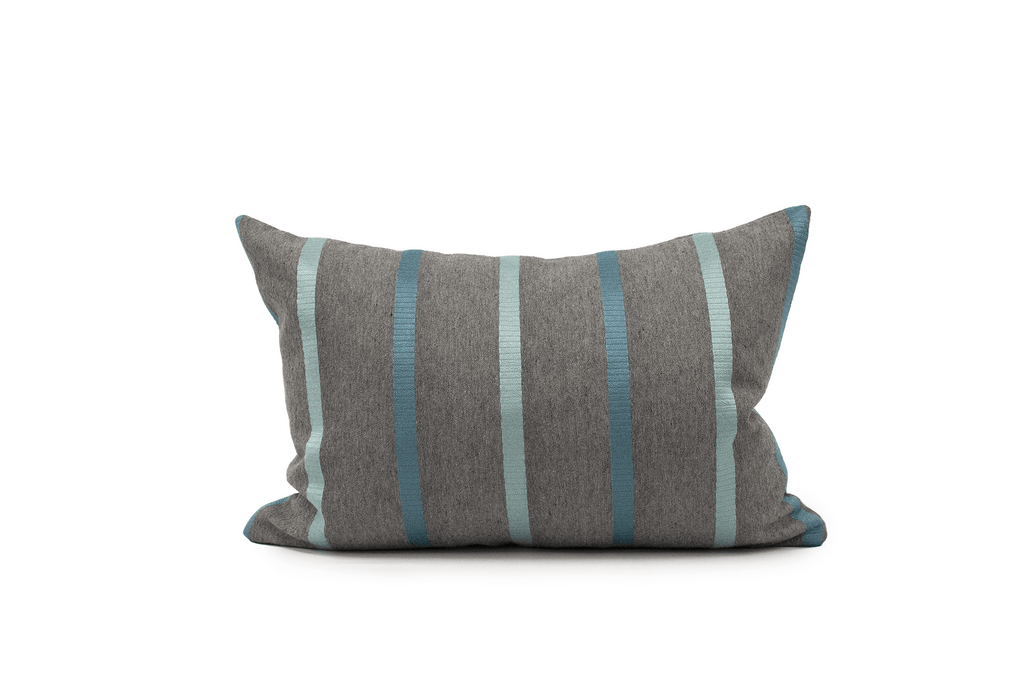 Housse de coussin rayée Tealbay