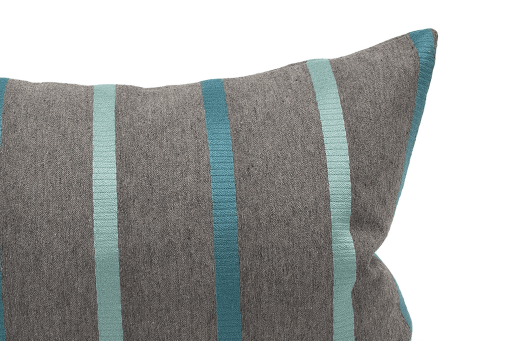 Housse de coussin rayée Tealbay