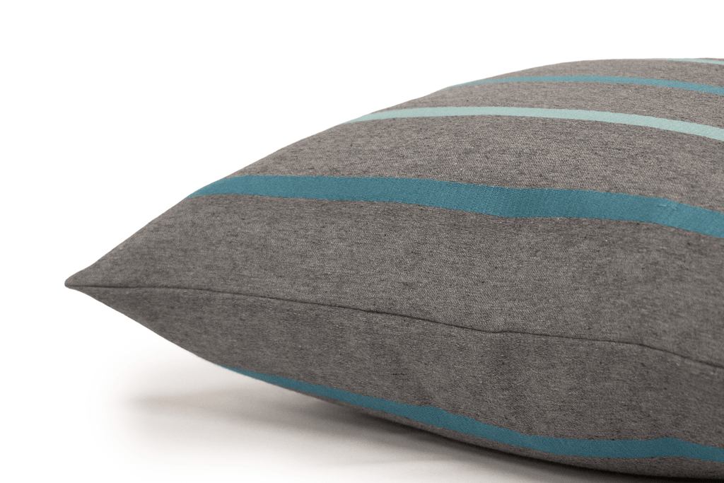 Housse de coussin rayée Tealbay