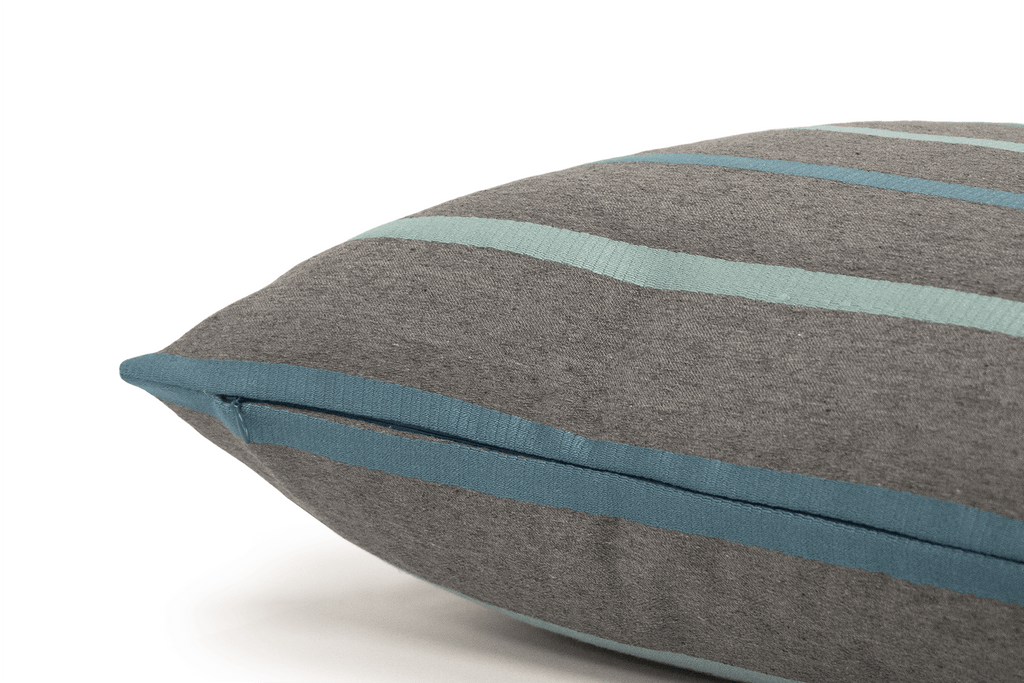 Housse de coussin rayée Tealbay