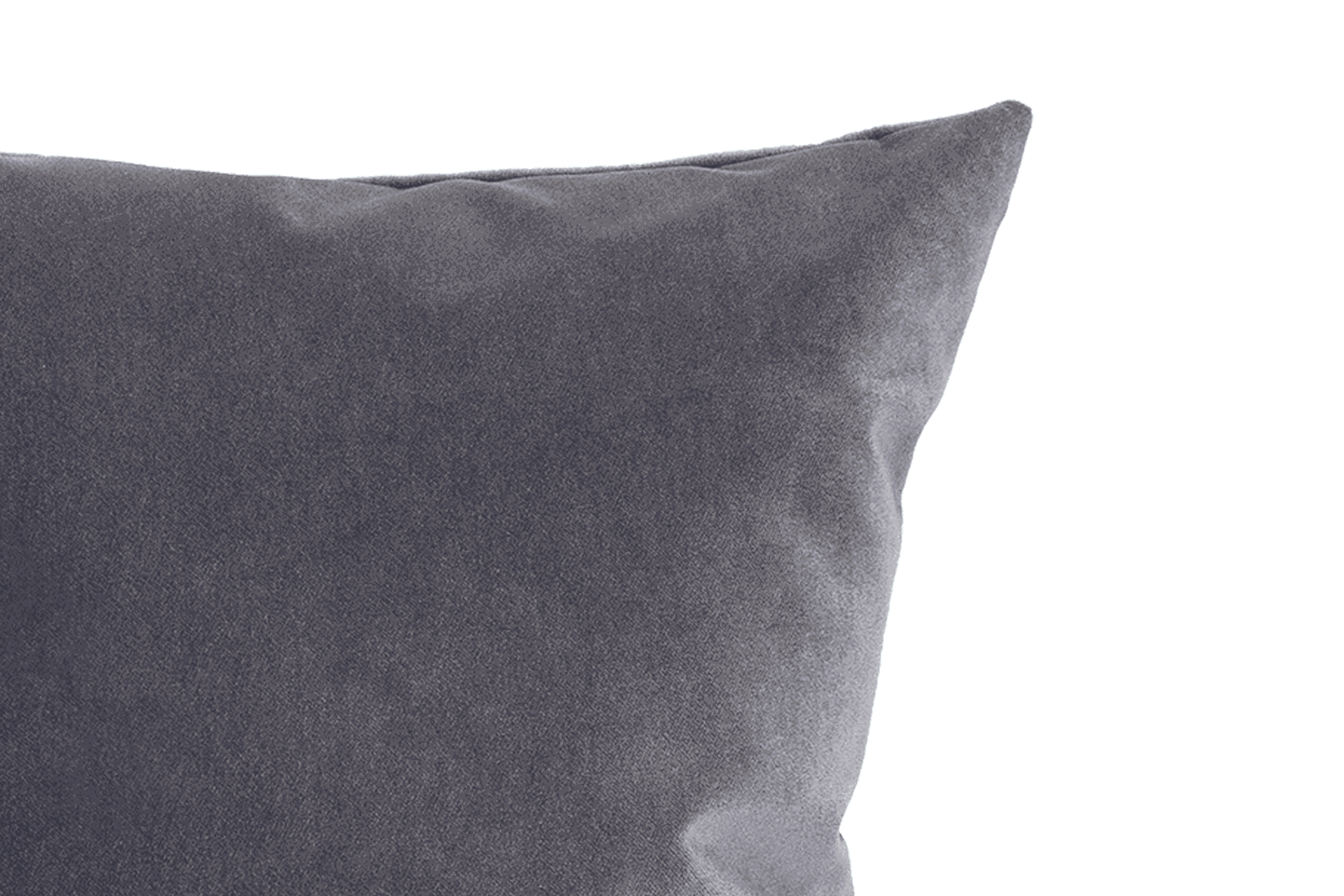 Grey Velvet Cushion Cover