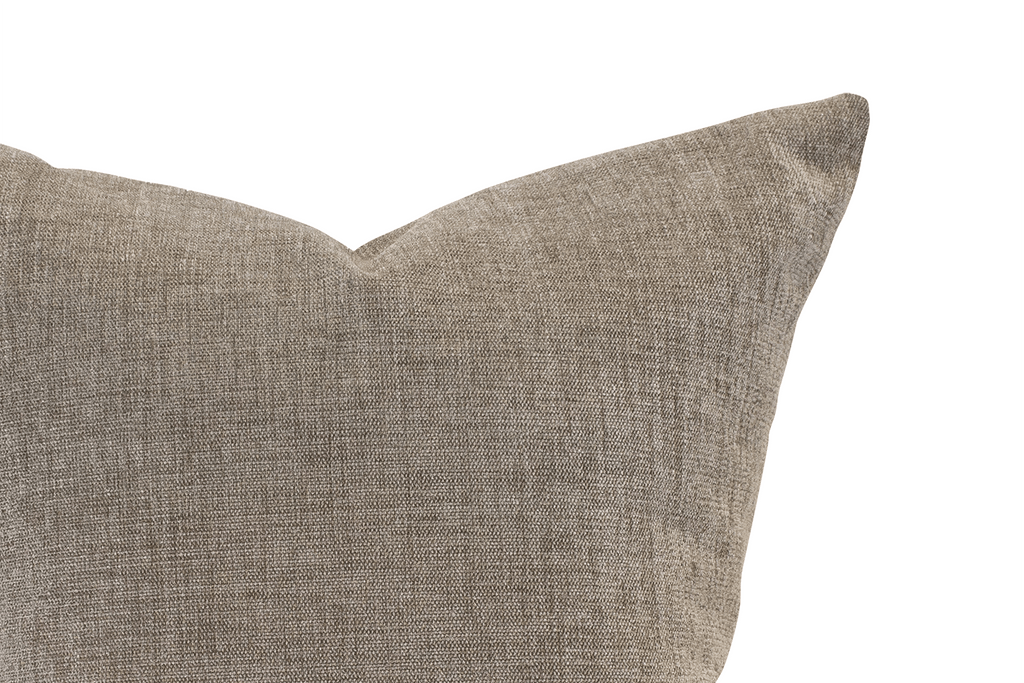 Cement Chenille Cushion Cover