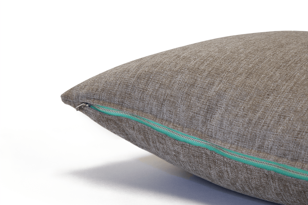 Cement Chenille Cushion Cover