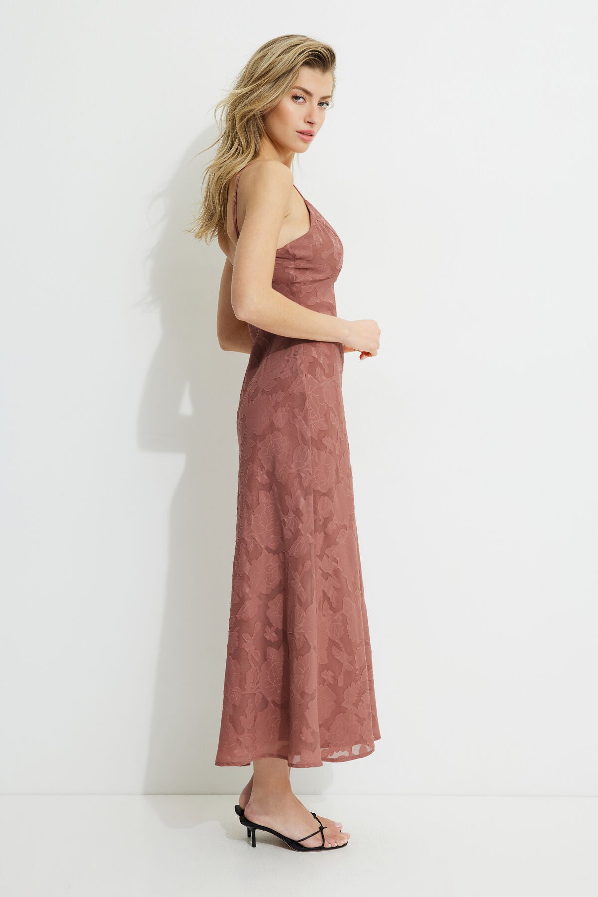 Sage Maxi Slip Dress