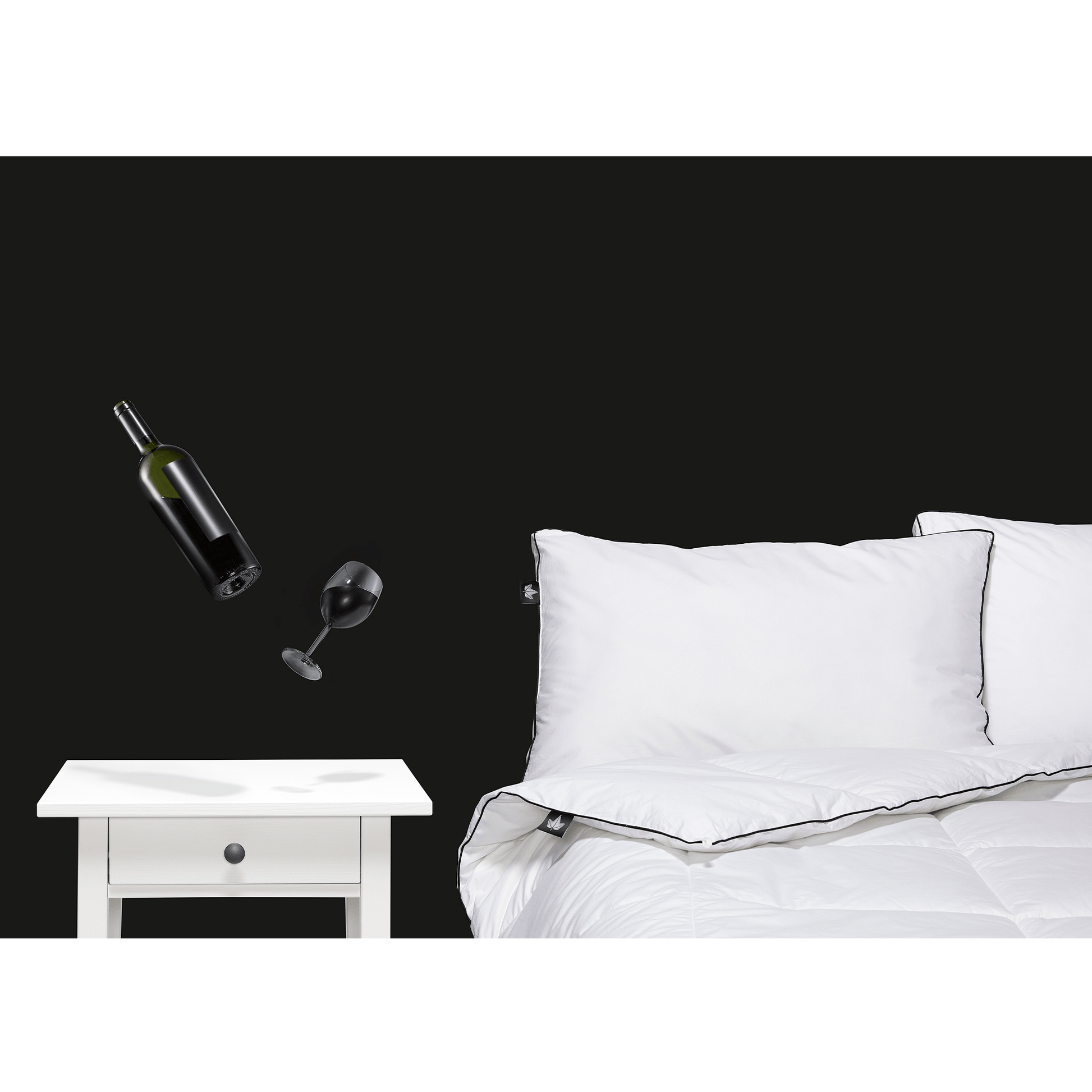 Matelas en polyester alternative au duvet de microfibre