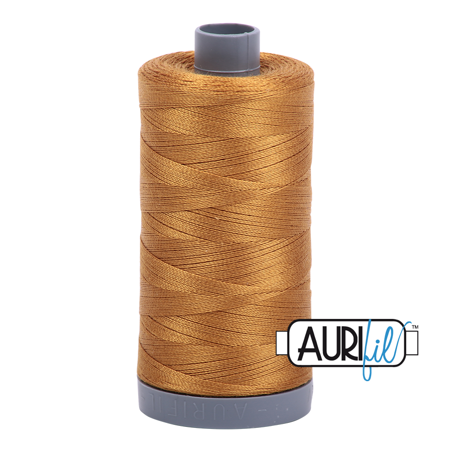 Aurifil Thread - Brass 2975 - 28wt