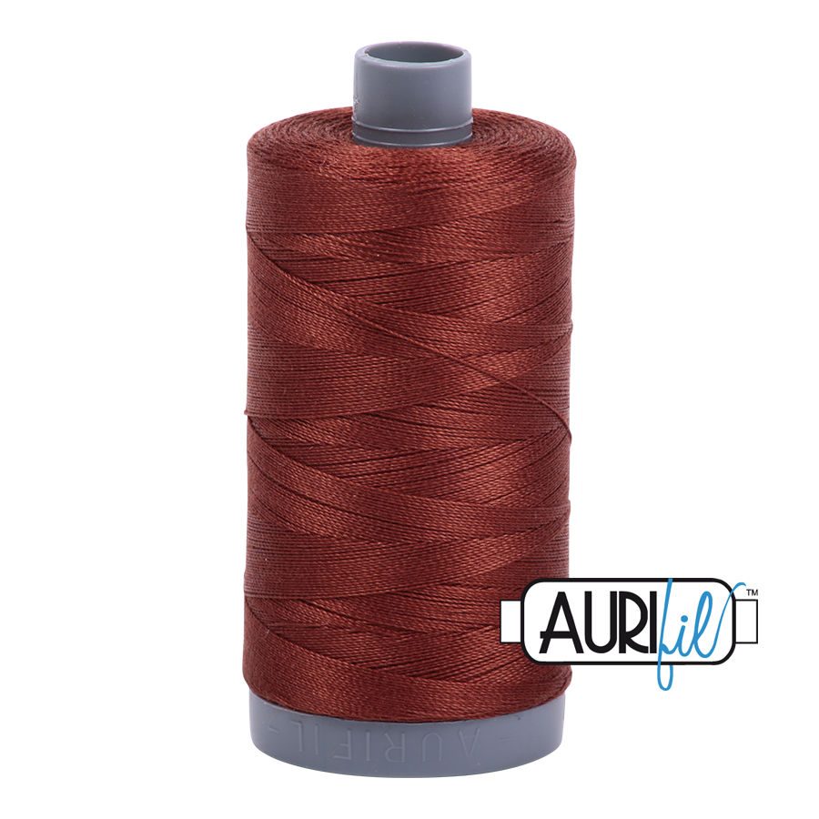 Fil Aurifil – Brun cuivré 4012 – 28 %