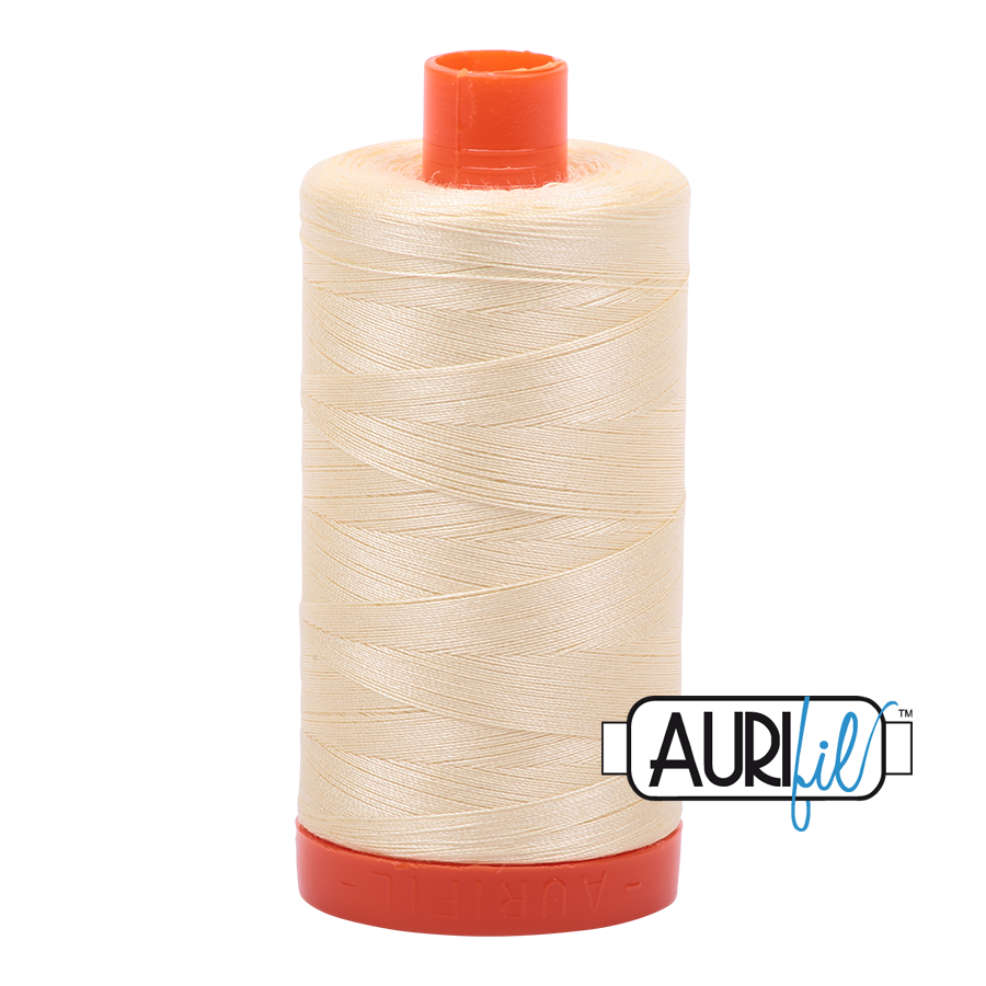 Fil Aurifil - Citron clair 2110 - 50wt