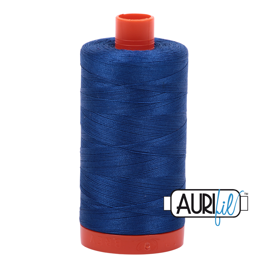 Fil Aurifil - Cobalt foncé 2740 - 50 wt