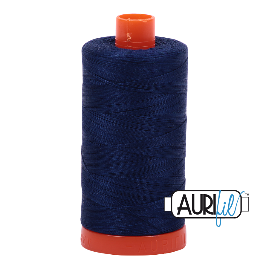 Fil Aurifil – Bleu marine foncé 2784 – 50 %