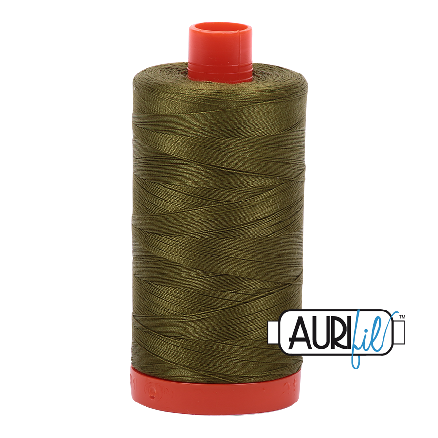 Fil Aurifil – Olive très foncé 2887 – 50 %