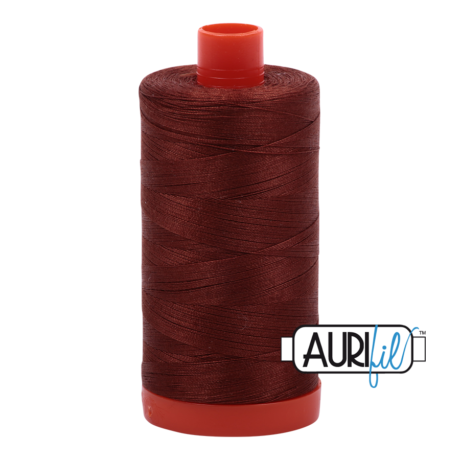 Fil Aurifil - Brun cuivré 4012 - 50 wt