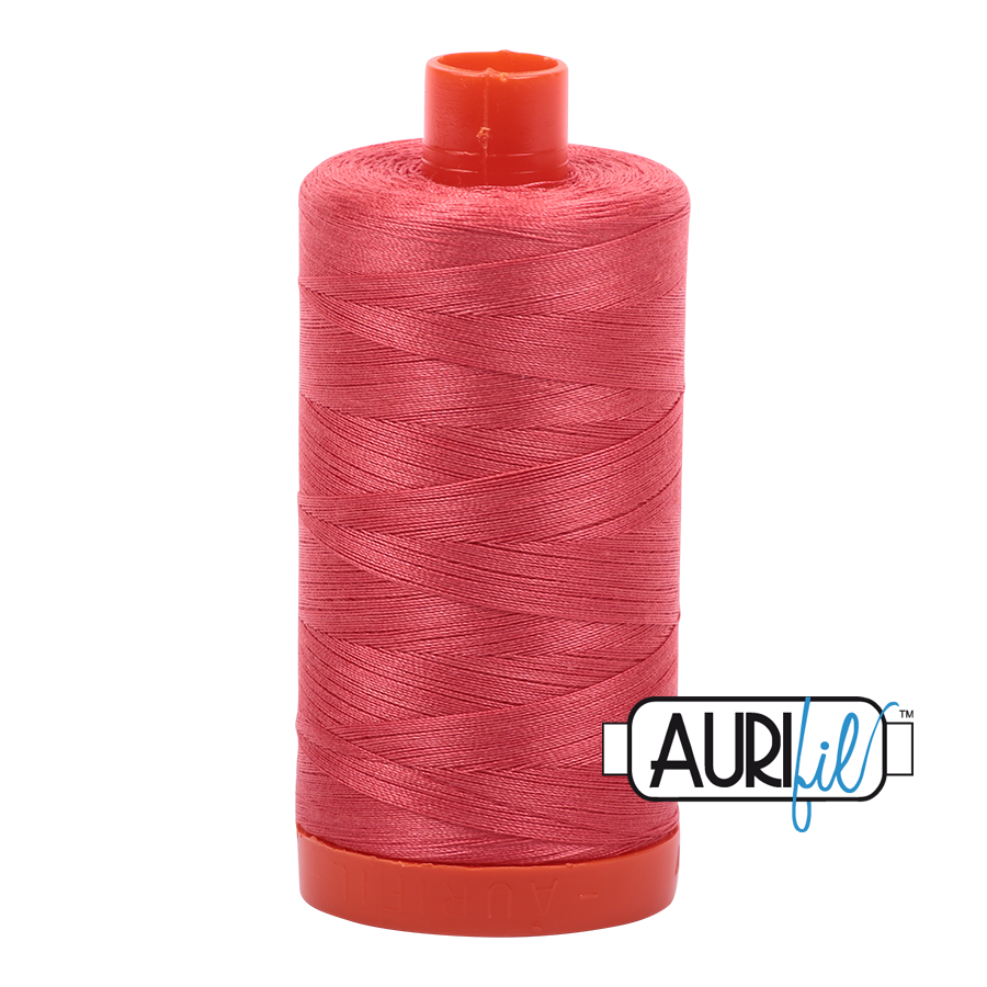 Fil Aurifil - Rouge moyen 5002 - 50 wt