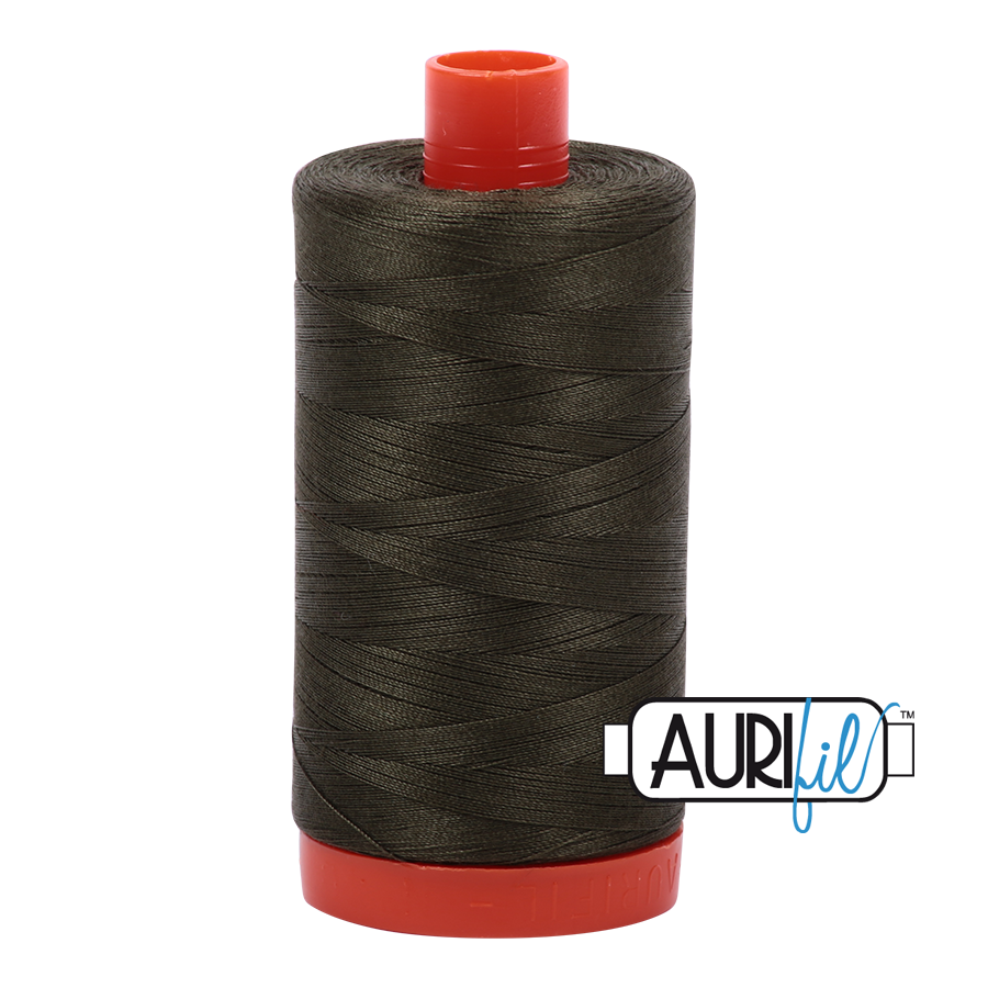 Fil Aurifil - Vert foncé 5012 - 50 wt