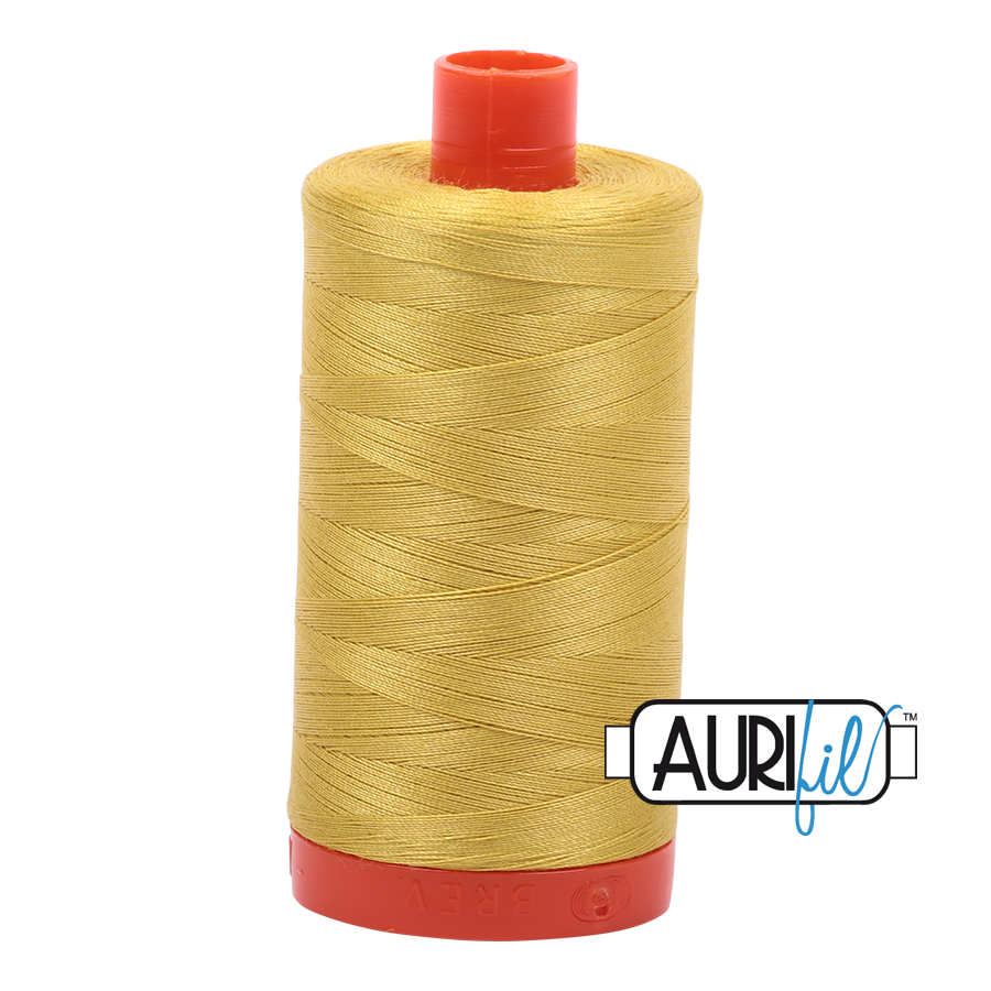 Fil Aurifil - Jaune or 5015 - 50wt