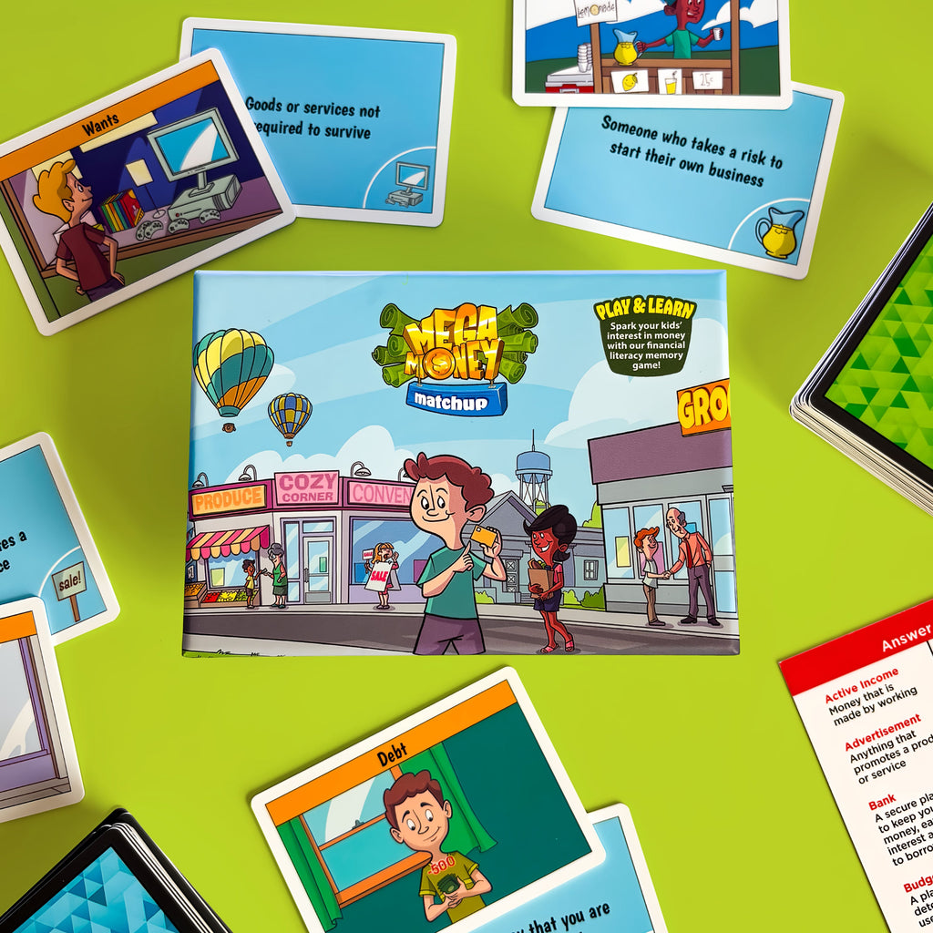 Mega Money Match-Up - The Financial Literacy Memory Game for Kids