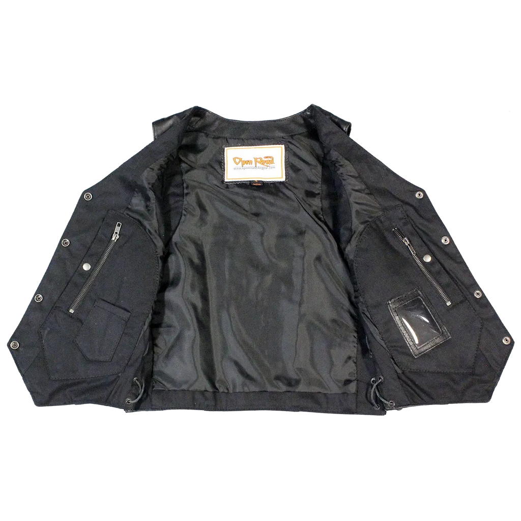 Gilet en cuir pour femme Open Road