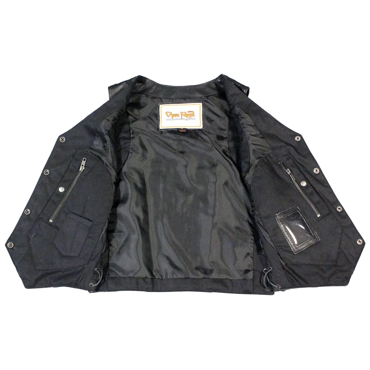 Gilet en cuir pour femme Open Road