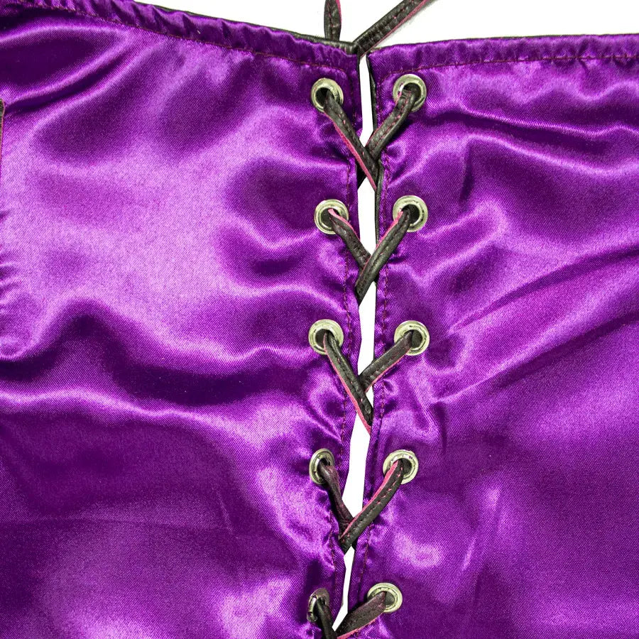 Open Road Women's Lace Side Leather Vest