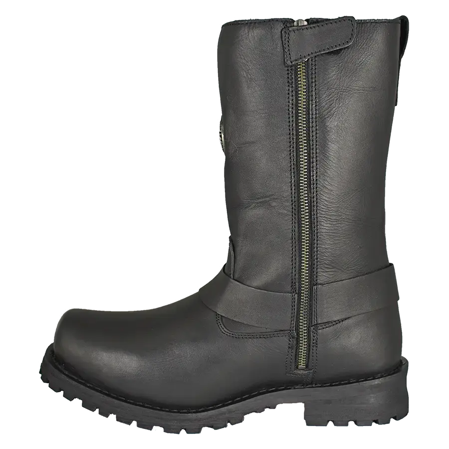 Milwaukee Leather Men's Wide 11" Harness Motorcycle Boots