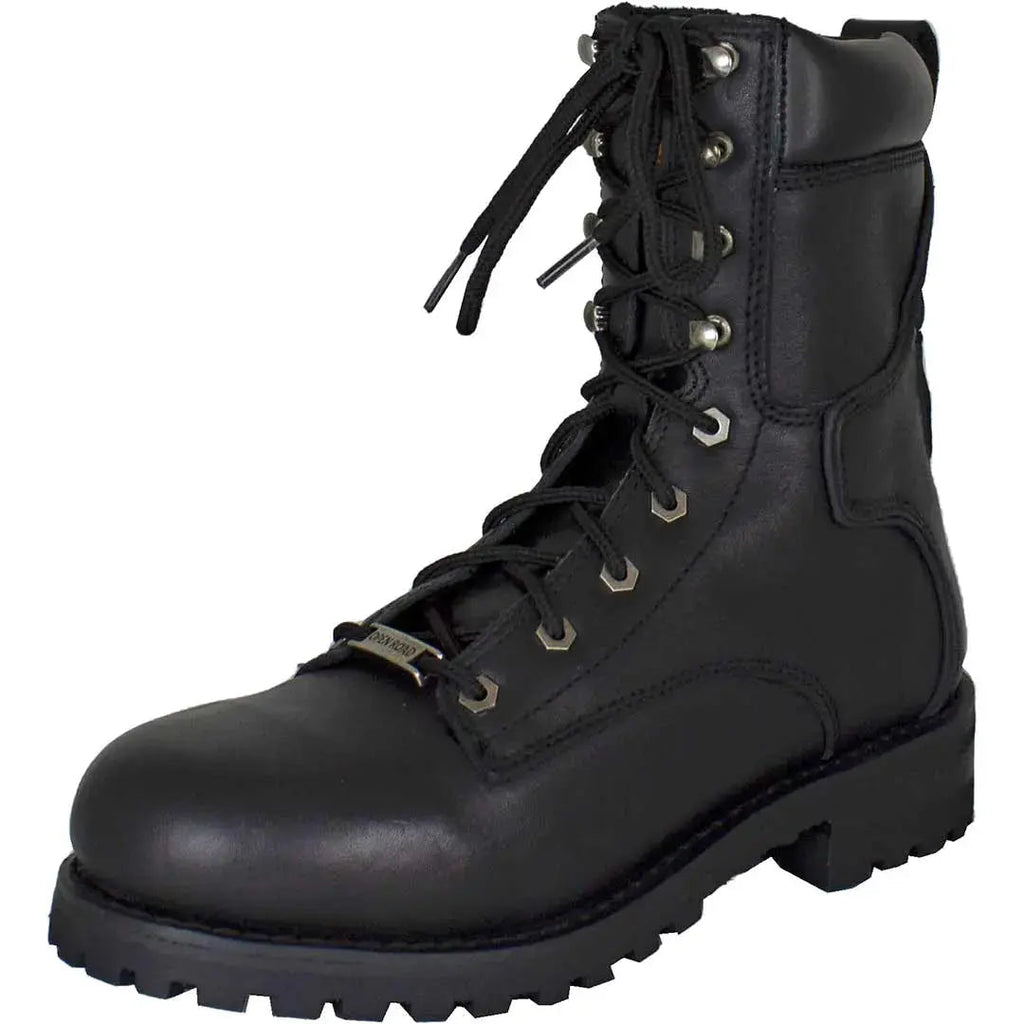 Bottes de moto matelassées Open Road pour hommes, 8 pouces