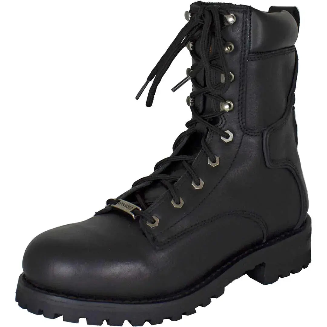 Bottes de moto matelassées Open Road pour hommes, 8 pouces