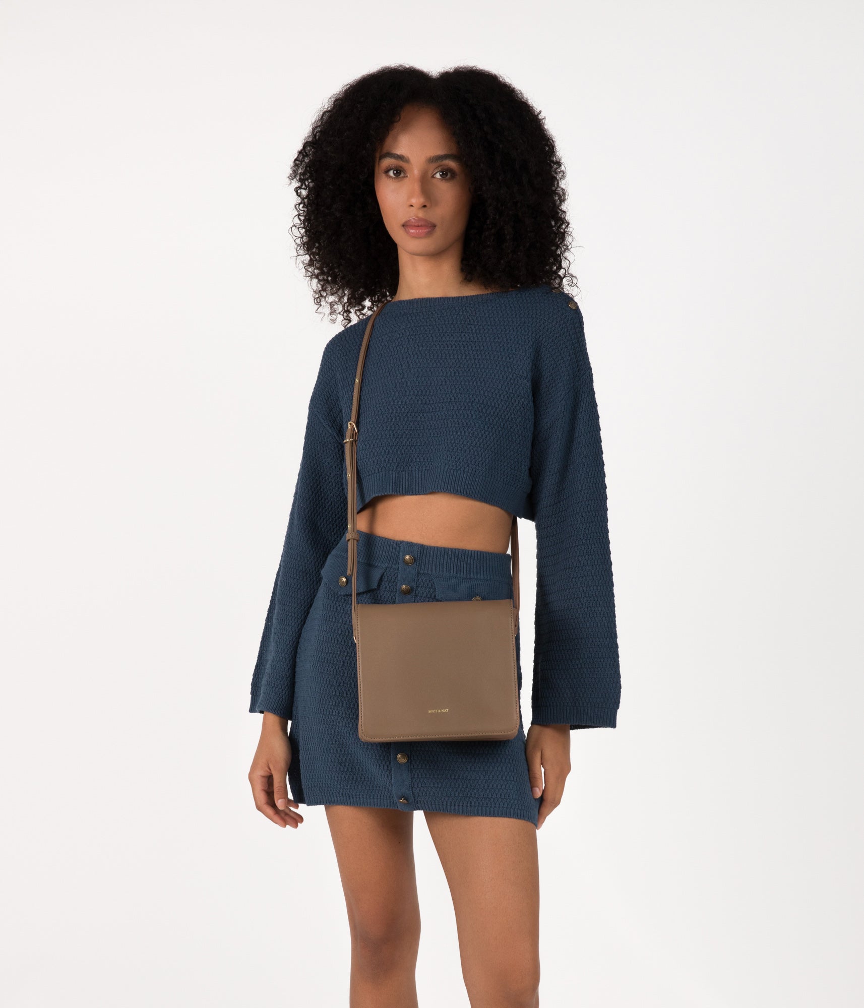 Sac bandoulière vegan DOVER SM - Sol