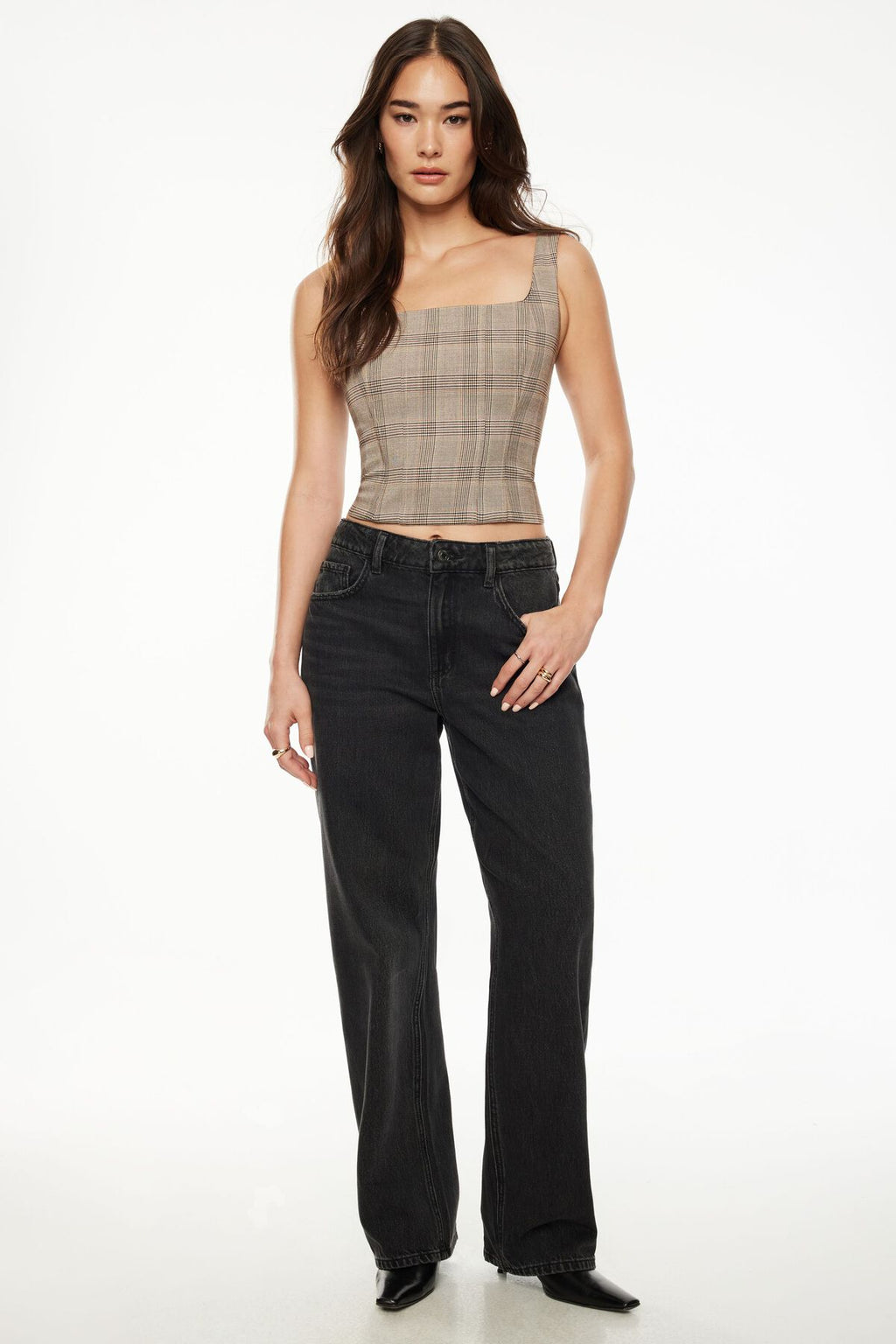 Karla Square Neck Corset Top