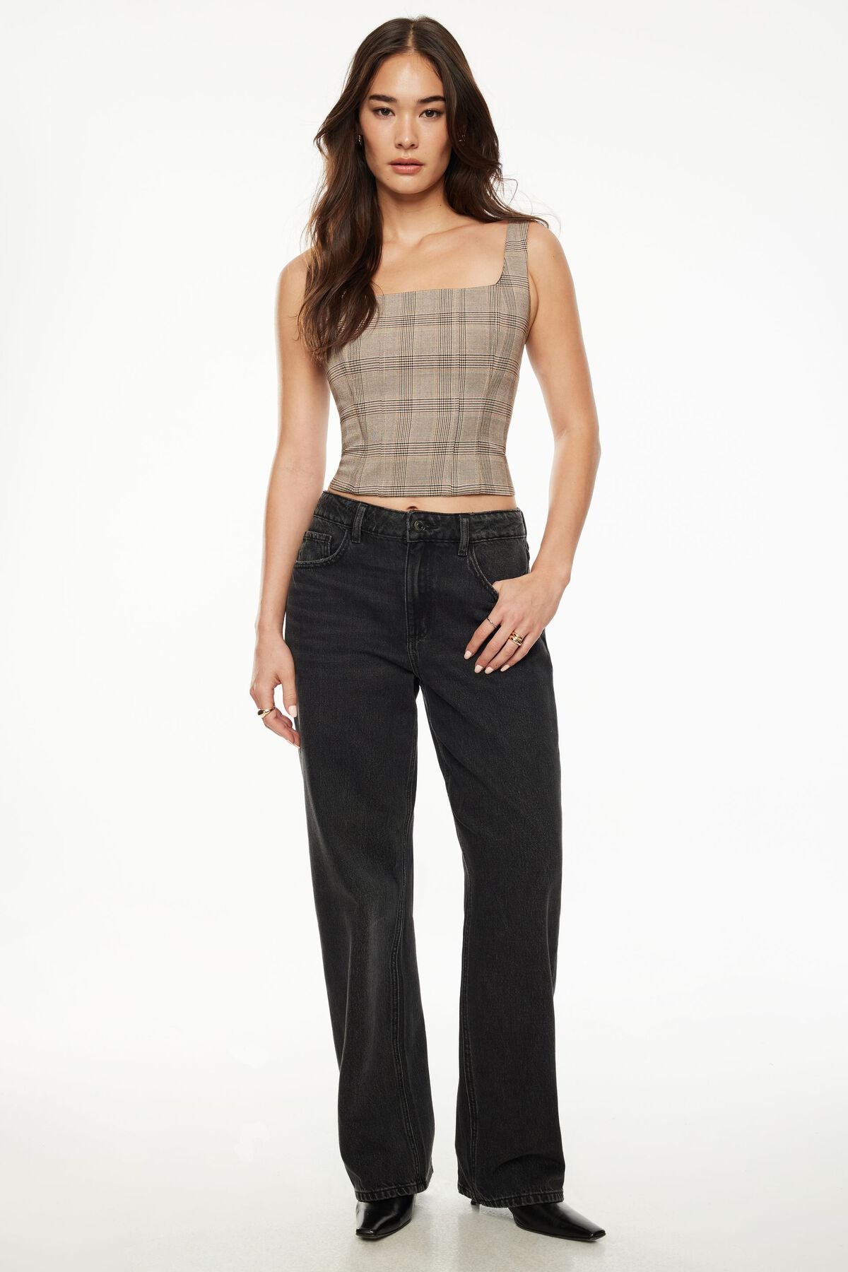 Karla Square Neck Corset Top