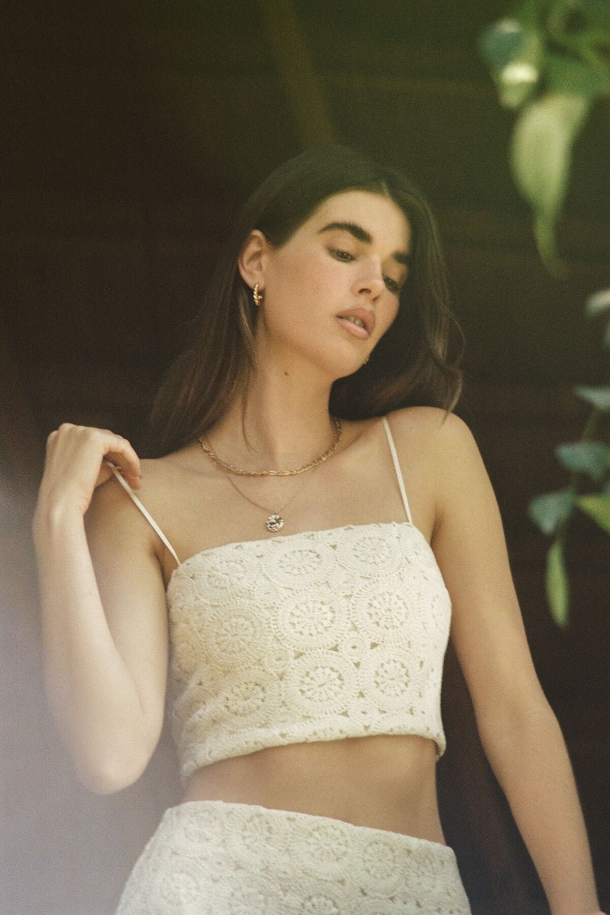 Haut court au crochet