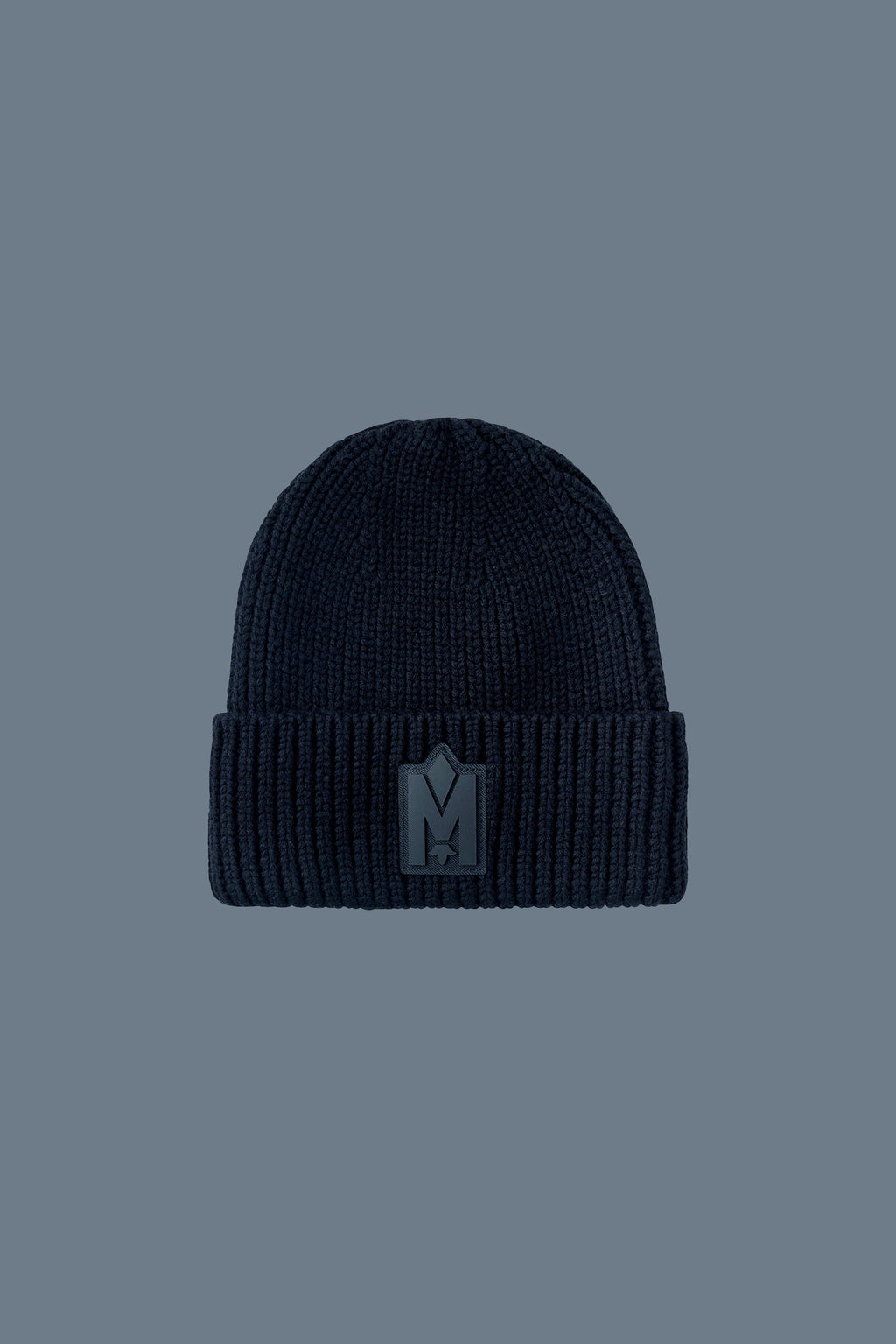 JUDE-MZ hand-knit toque with ribbed cuff