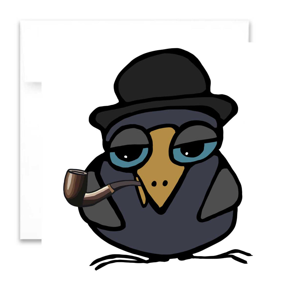 Greeting Card - Magritte Bird (Ceci n'est pas un oiseau)