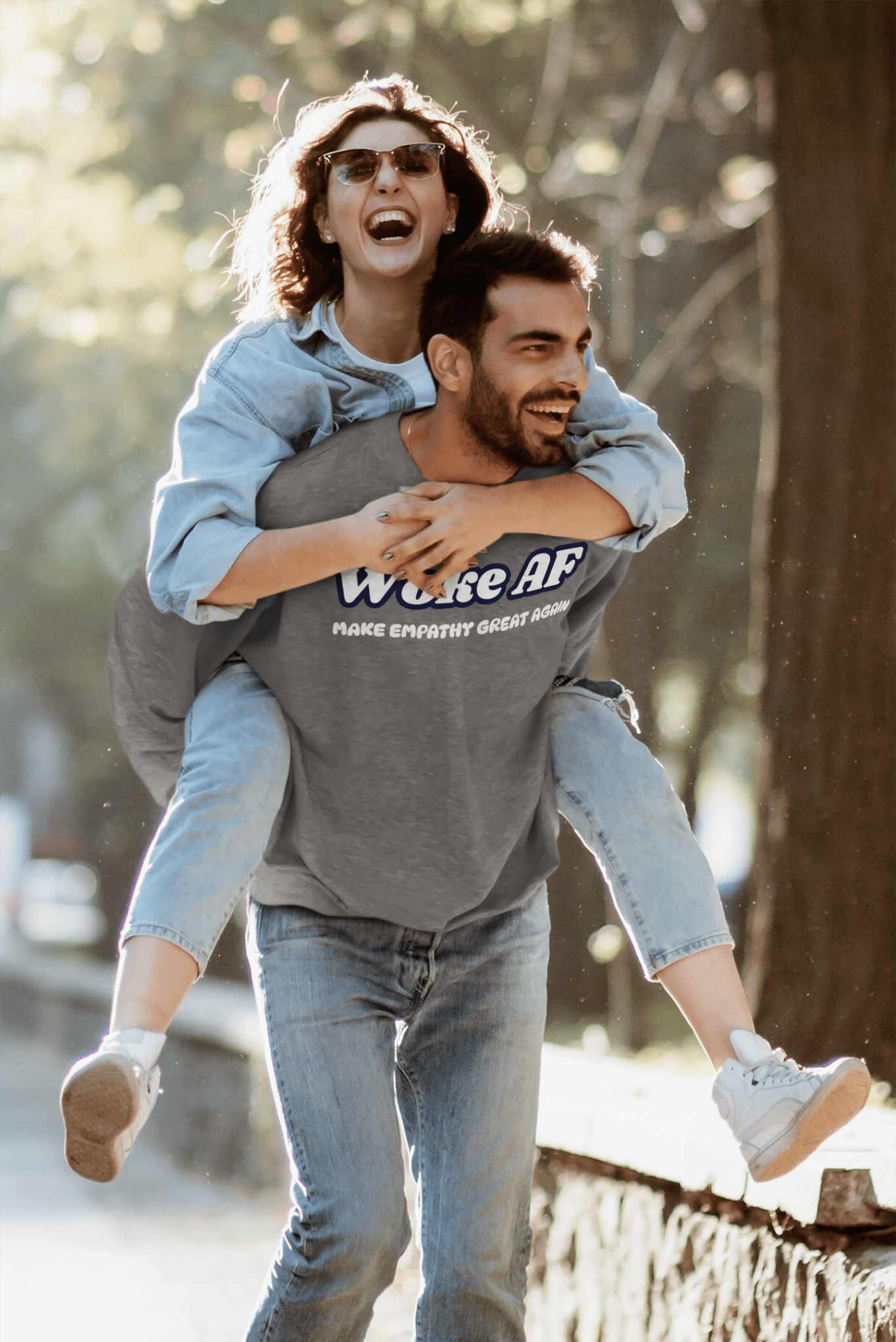 Make Empathy Great Again Woke AF Unisex Sweatshirt – Bold and Cheeky