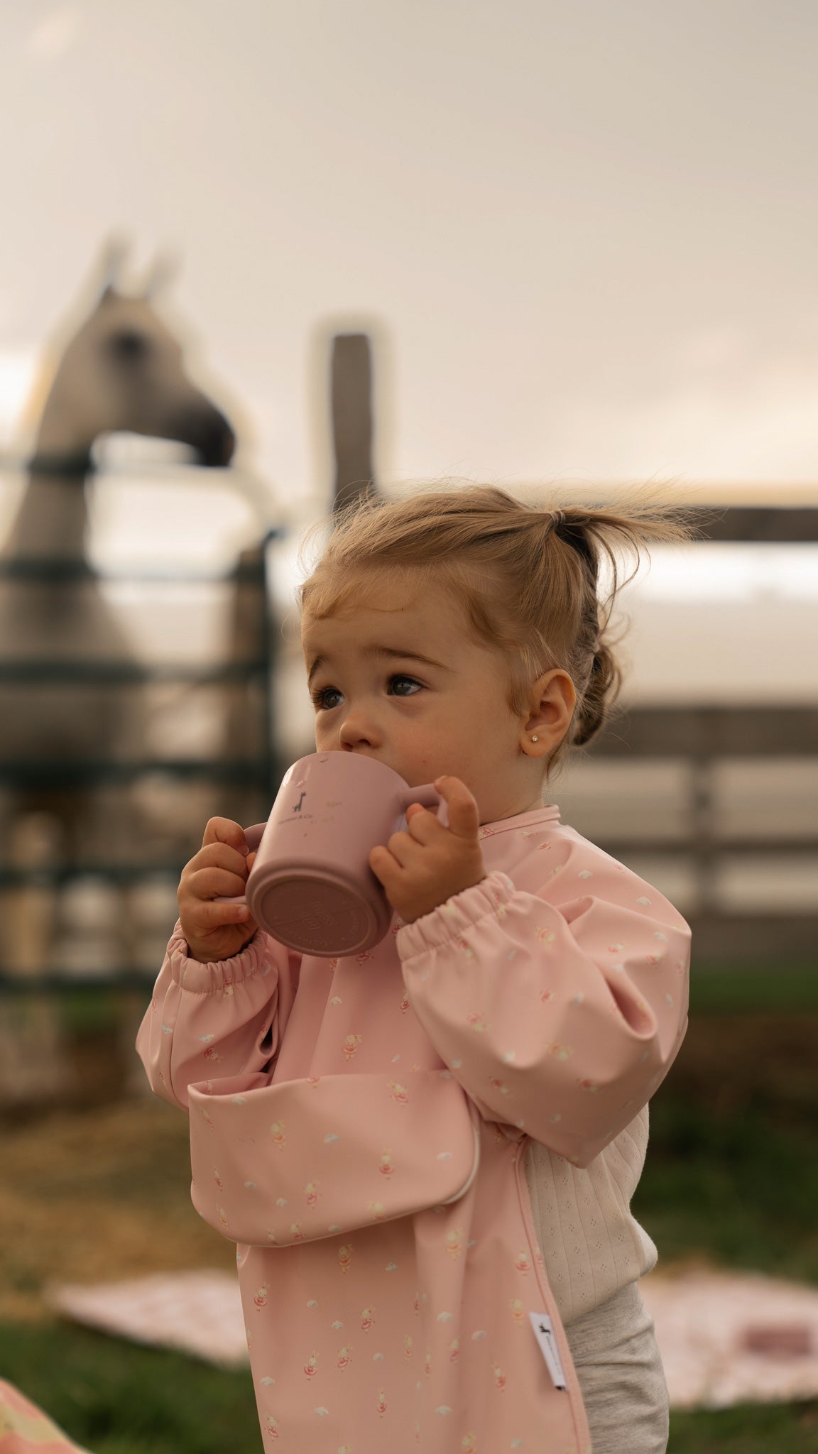 Long Sleeve Bib with Integrated Pocket