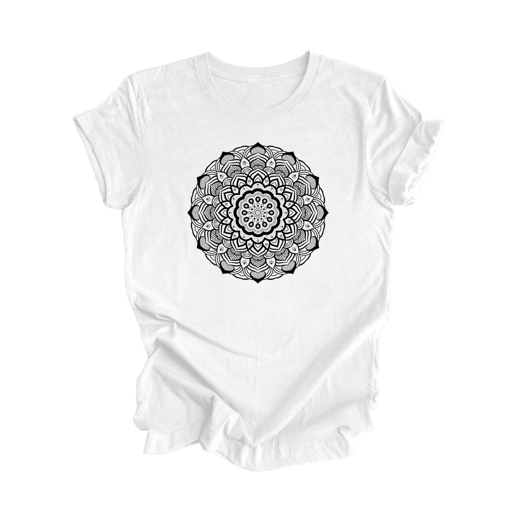 Mandala - Yoga Gift, Meditation Shirt, Yoga T-shirt, Yoga Lover Gift, Yoga Teacher Shirt, Wellness Shirt, Self Care Shirt - Inspired X