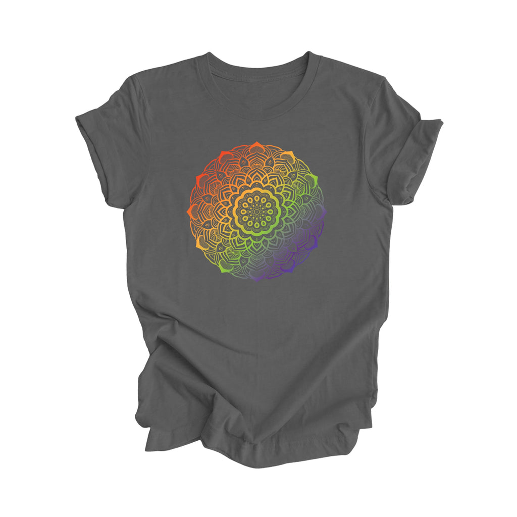 Mandala Gradient - Yoga Gift, Meditation Shirt, Yoga T-shirt, Yoga Lover Gift, Yoga Teacher Shirt, Wellness Shirt, Self Care Shirt - Inspired X