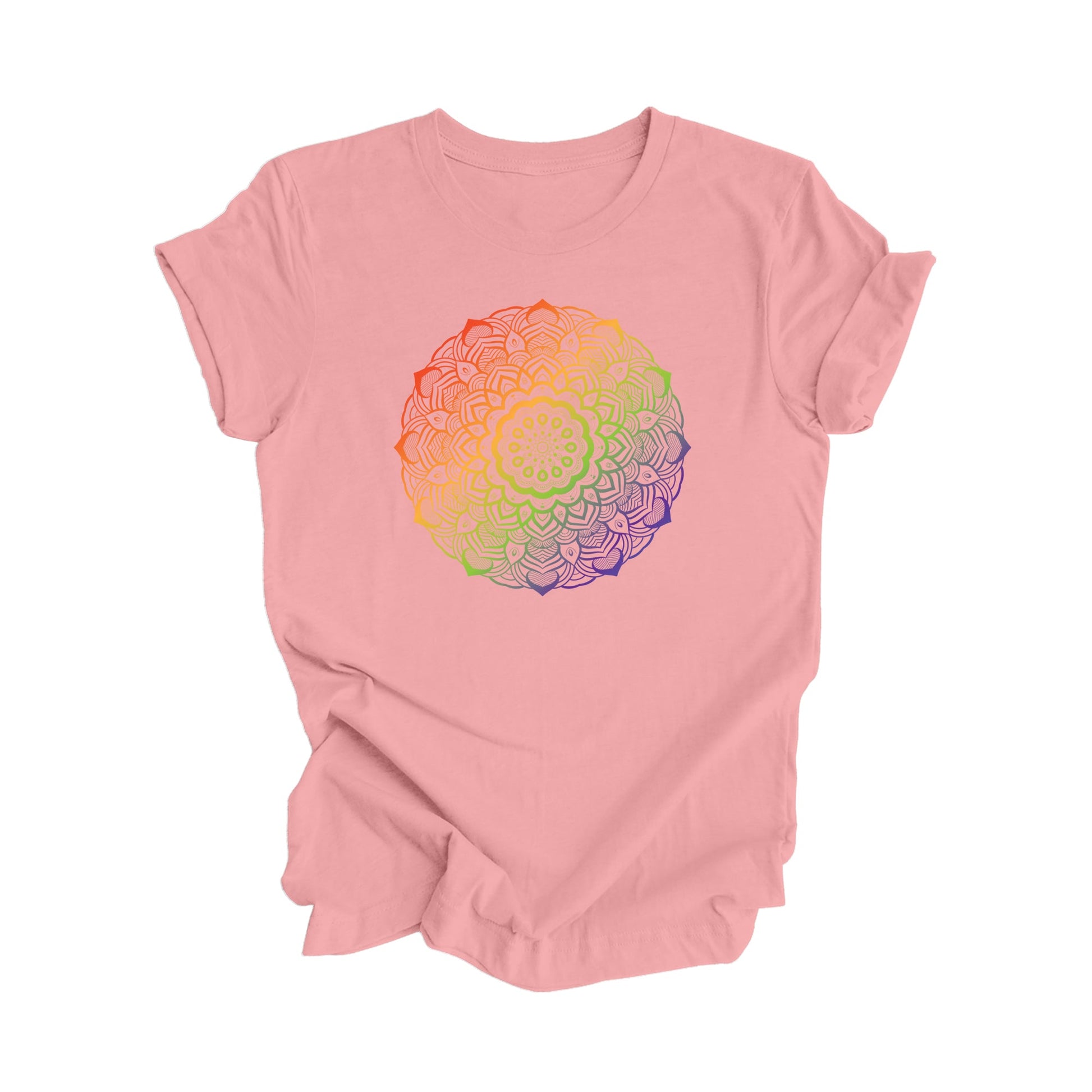 Mandala Gradient - Yoga Gift, Meditation Shirt, Yoga T-shirt, Yoga Lover Gift, Yoga Teacher Shirt, Wellness Shirt, Self Care Shirt - Inspired X