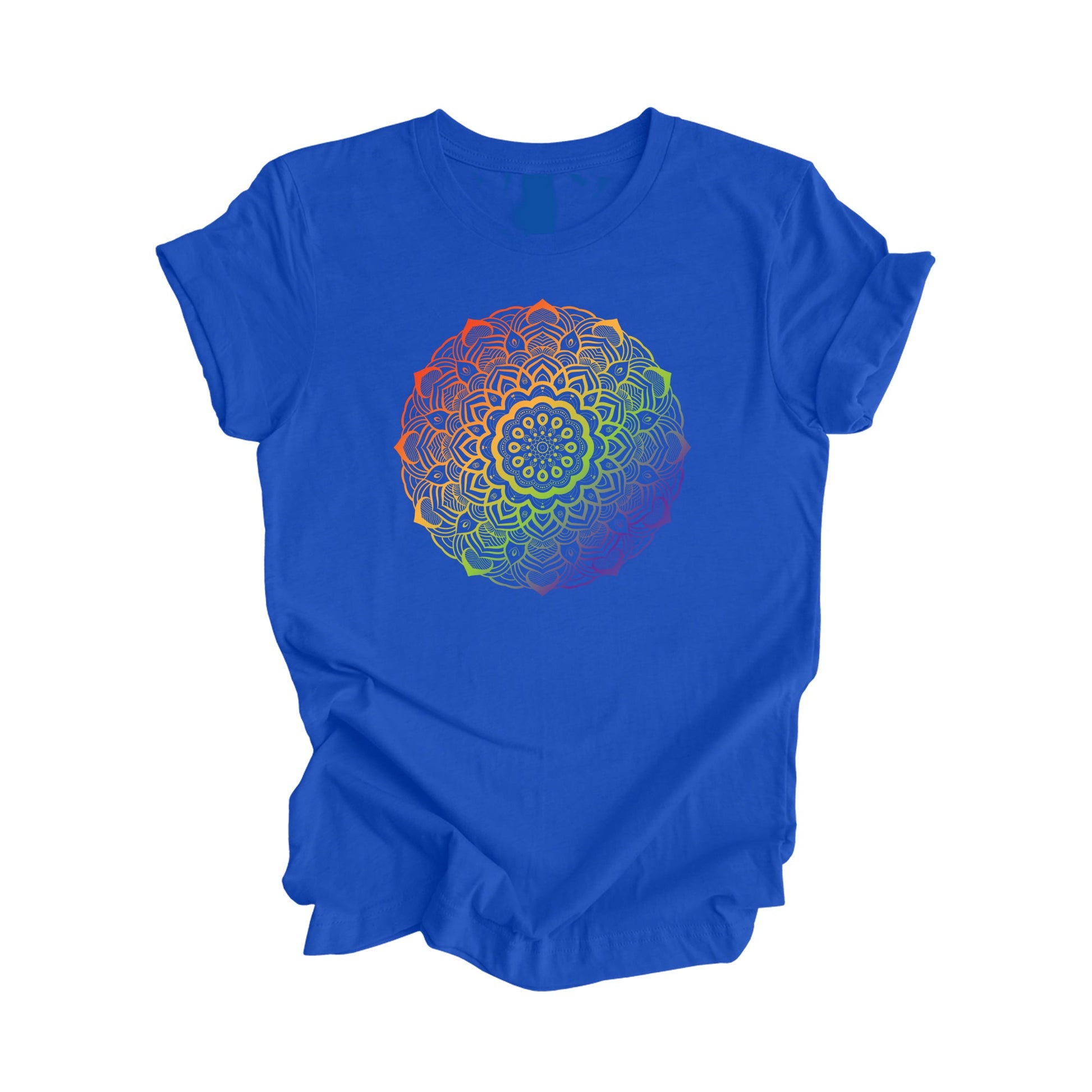 Mandala Gradient - Yoga Gift, Meditation Shirt, Yoga T-shirt, Yoga Lover Gift, Yoga Teacher Shirt, Wellness Shirt, Self Care Shirt - Inspired X