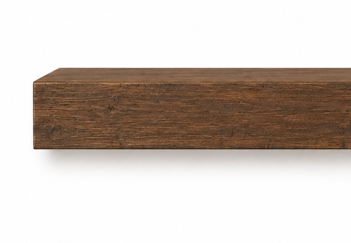 Wooden mantle
