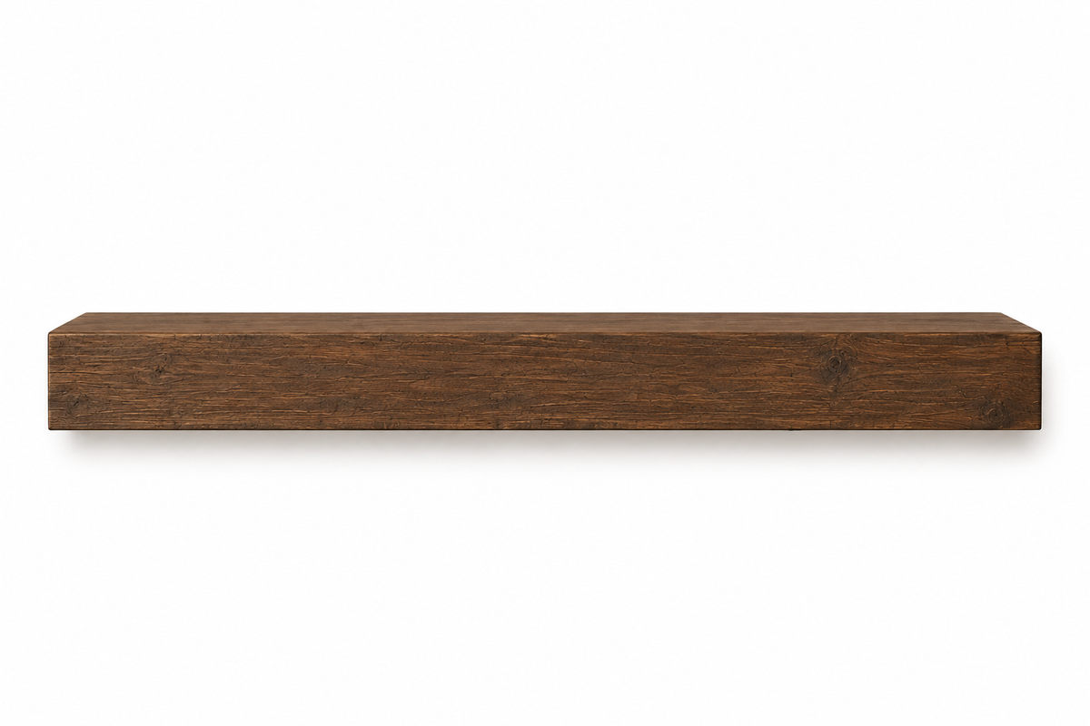 Wooden mantle