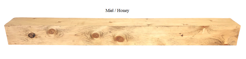 Wooden mantle