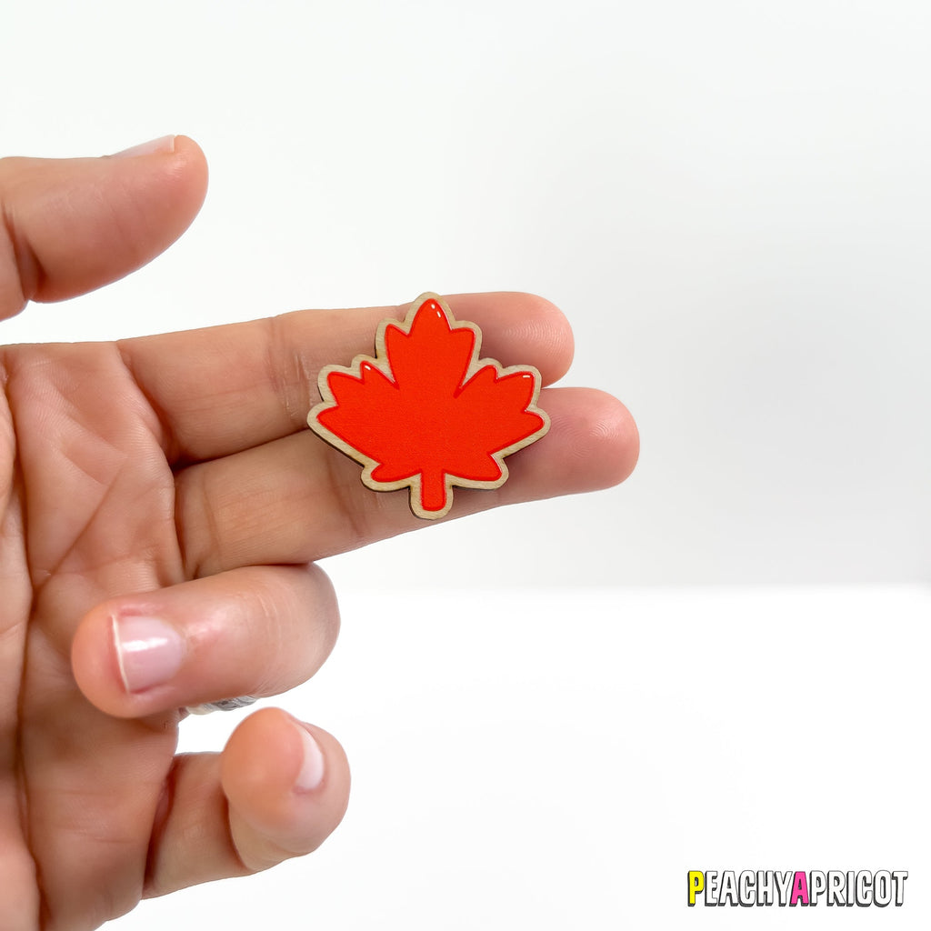 Épinglette de la feuille d'érable de la fierté canadienne